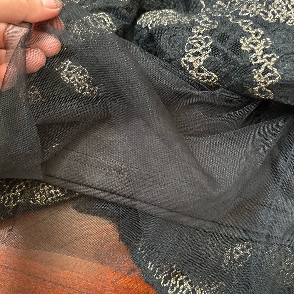 Esley Black and White women  Formal Dress size M vintage - Picture 5 of 10